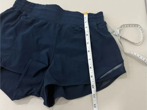 Lululemon Hotty Hot Lined Short High-Rise True Navy 4" size 4 - Image 10