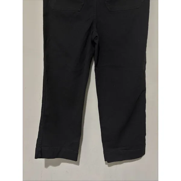 Quince High Rise Women’s Bella Stretch Patch Pocket Wide Leg Pants Black 29 - Image 8