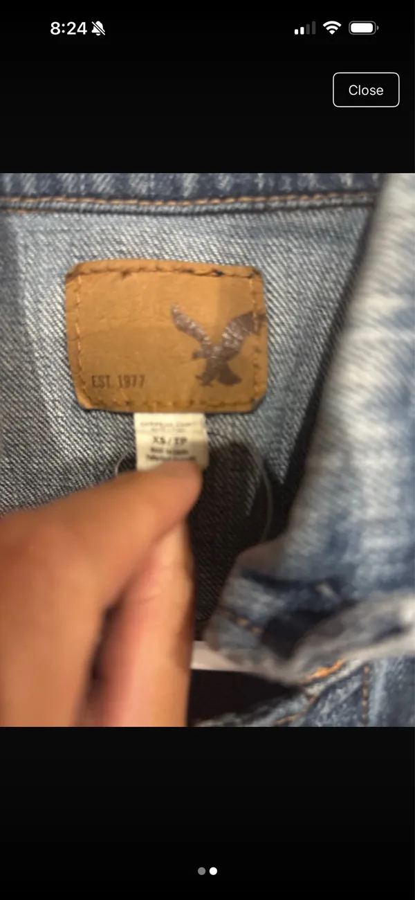 American Eagle Super cute xs Jean denim - Image 2