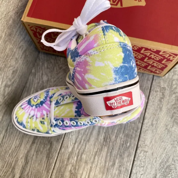 Vans tie dye Comfycush sneakers women’s 8 - Image 5