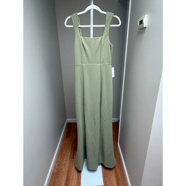 Show Me Your MuMu Paris Gown Moss Green / Sage Green Size Medium - Image 4