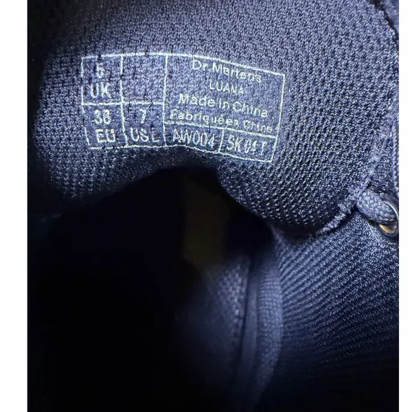 Dr. Martens Luana Black Boots - Image 8