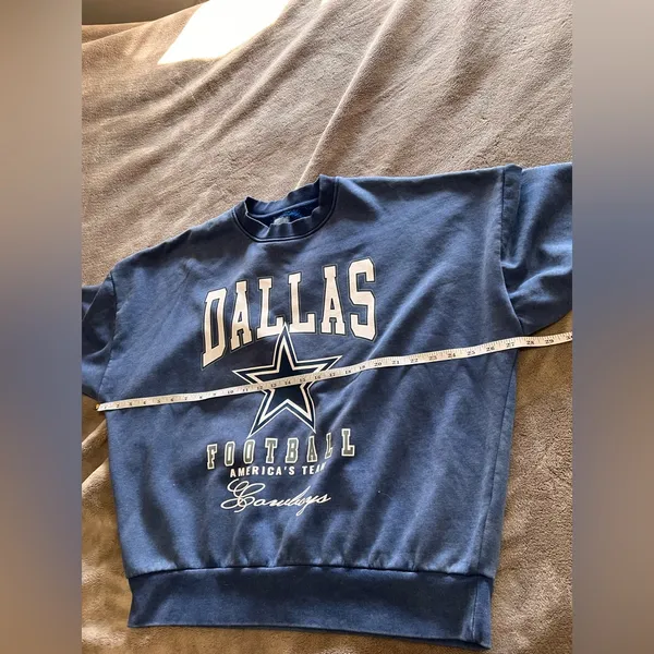 GAMEDAY COUTURE NFL Dallas Cowboys Football Crewneck Pullover Sweatshirt Sz M - Image 5