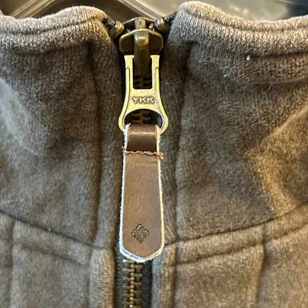 Columbia‎ Sportswear Women's Fleece Full Zip Jacket Brown Size Medium - Image 9