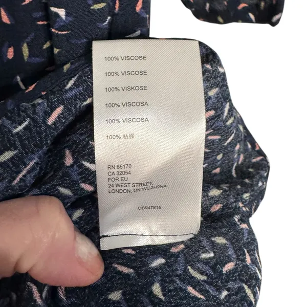 Anthropologie Maeve Juno Blue Colorful Speckle Print Dress Sz Xs - Image 9