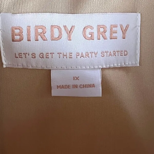 Birdy Grey Gigi Jumpsuit Versatile Styles Neutral Champagne Size 1X. NEW - Image 13