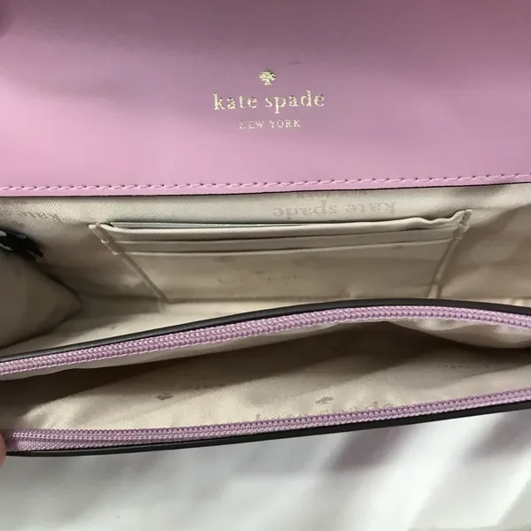 Kate Spade Kenzie Boxed Medium Flap Wristlet in Quartz Pink NIB - Image 3
