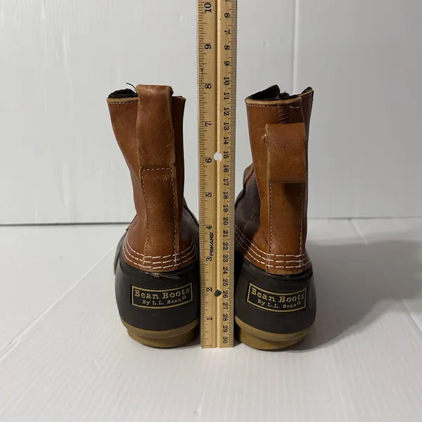 L.L. Bean leather rain winter Duck boots men size 9 M/ GM- Women size 10 M - Image 6