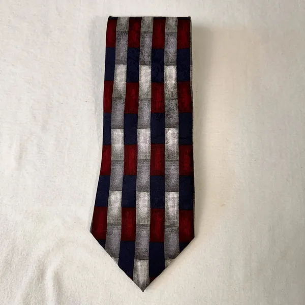 Giorgio Moreschi Men's Tie Geometry Silk Multicolor Classic Necktie Cravat acs - Image 3