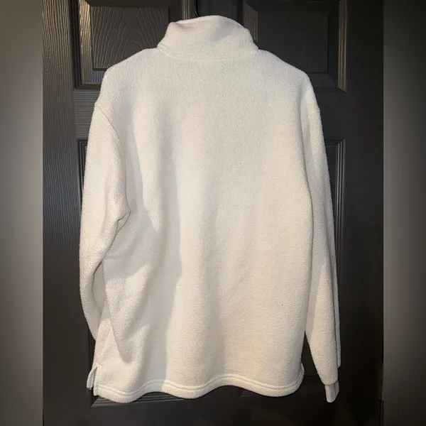 VINTAGE 1971 Disney Cream Quarter-Zip Sweater - Image 2