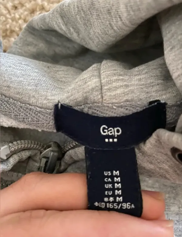Gap Grey Zip-Up Jacket - Image 2