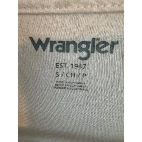 Wrangler‎ T-shirt All Terrain Gear Desert Graphic Long Sleeve Western Boho Small - Image 4