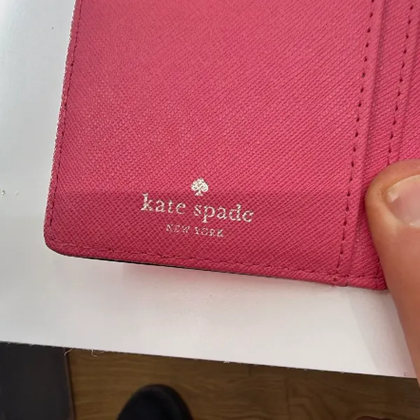 Kate Spade Continental Pink Saffiano Leather Wallet - Image 6
