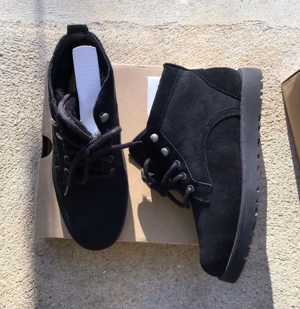 NEW  Bethany suede leather wool slipper boots 7.5 - Image 5