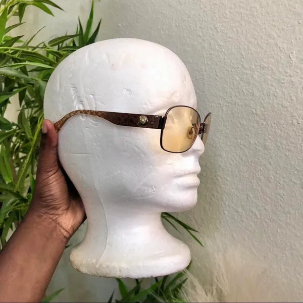 Coach Signature Monogram Sunglasses Morgan S573 Brown Tint Round Oversize Chic Classic Retro Designers Luxe Luxury - Image 6