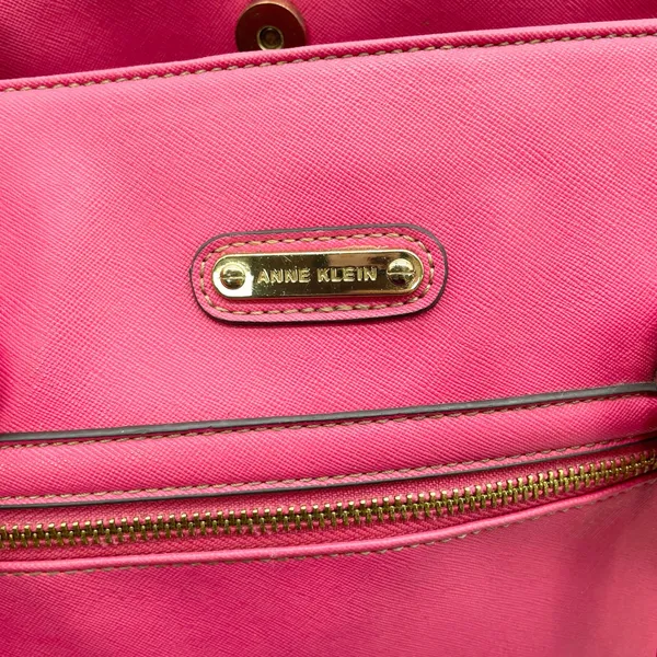 Anne Klein Satchel Shoulder‎ Bag Girly Pink Satchel Y2K Polished Elle Coquette - Image 3