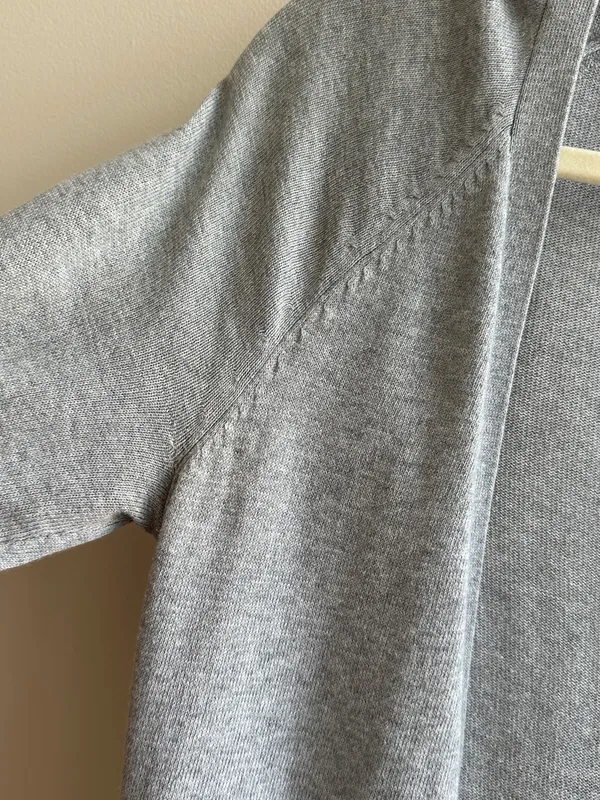 Old Navy Women’s Grey Lightweight Knit Button Down Cardigan, Size Small - Image 8