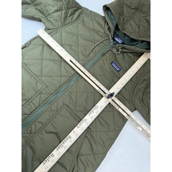 Patagonia Women's Diamond Quilted Parka Basin Green Size XS NEW ($269 Retail) - Image 4