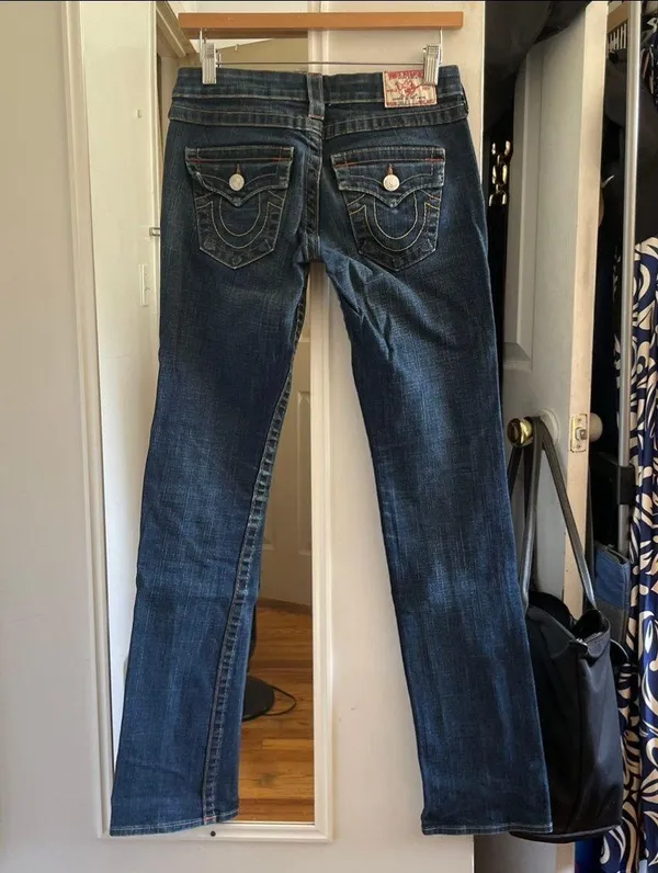 True Religion Low Rise Billy Shade K Vintage Jeans - Image 5