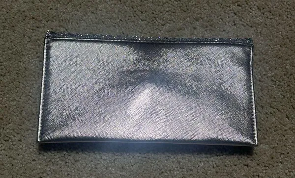 Coach Sequin Rose Gold Silver Clutch Purse - Image 2