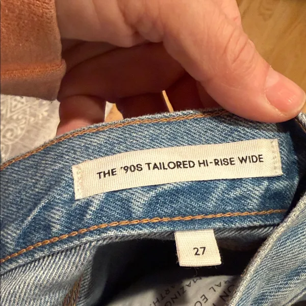 Aritzia Denim‎ Forum The '90s Tailored Hi-Rise Wide Jean 27 - Image 5