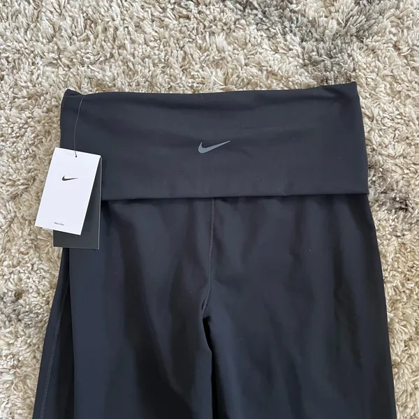 NWT NIKE One Dri-FIT High-Waisted Fold-Over Pants - Image 8