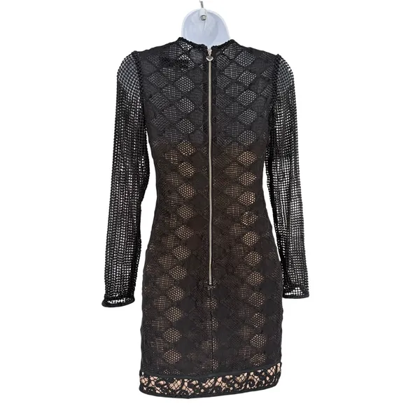 Blessed are the Meek Barbados Crochet Mini Dress Sz 0 Whimsigoth HOCO Festival - Image 6