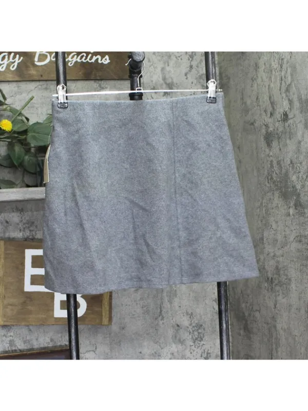 NWT A New Day Brushed A-Line Mini Skirt 94681748 Gray M - Image 3