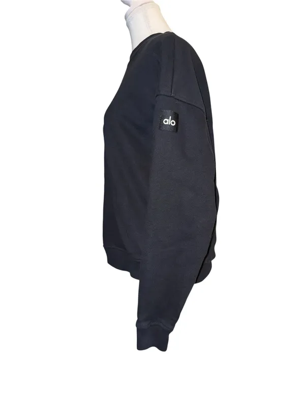 Alo Yoga Renown Heavy Weight Crew Neck Pullover Size XS - Image 4