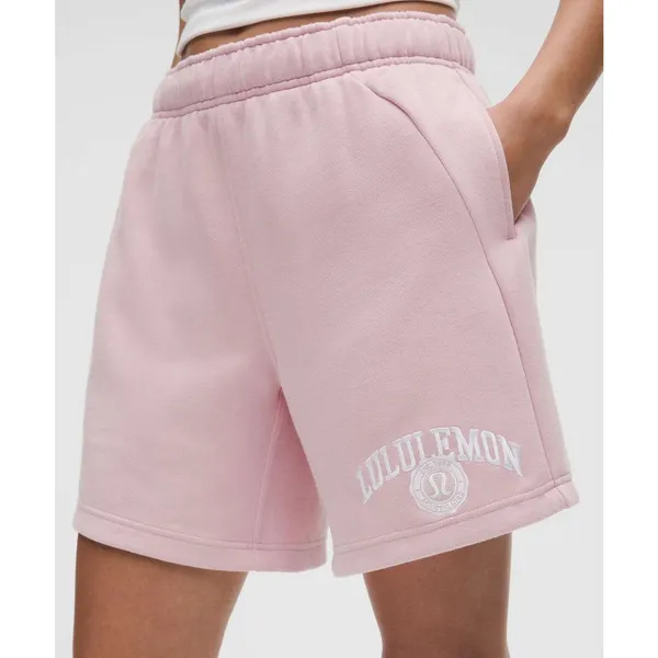 New Lululemon Scuba Oversized Mid Rise Short - Pink - Small RARE - Image 2