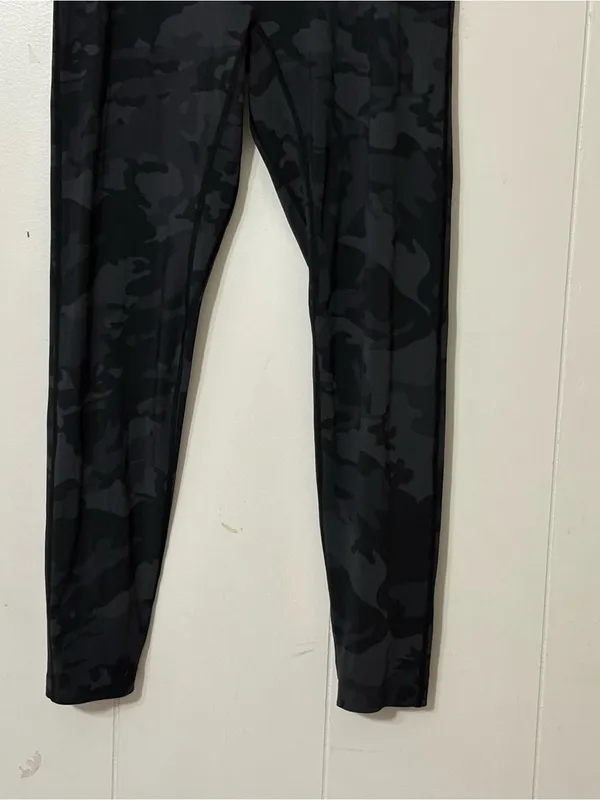 LSKD Ultra High Rise Camo Leggings Women’s Black Gray Gym Workout Yoga Pants - Image 5