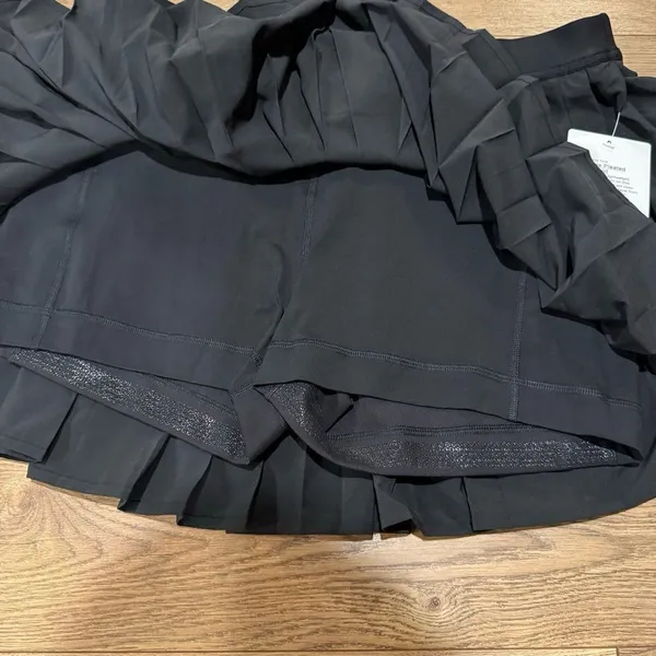 NWT Lululemon High-Rise Pleated Tennis Skirt in Black Size 14 - Image 11