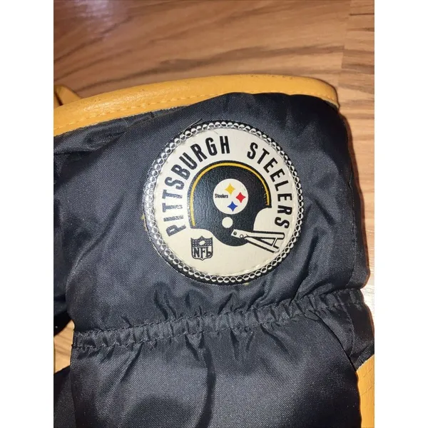 Pittsburgh Steelers Youth Vintage‎ Winter Gloves - Image 2