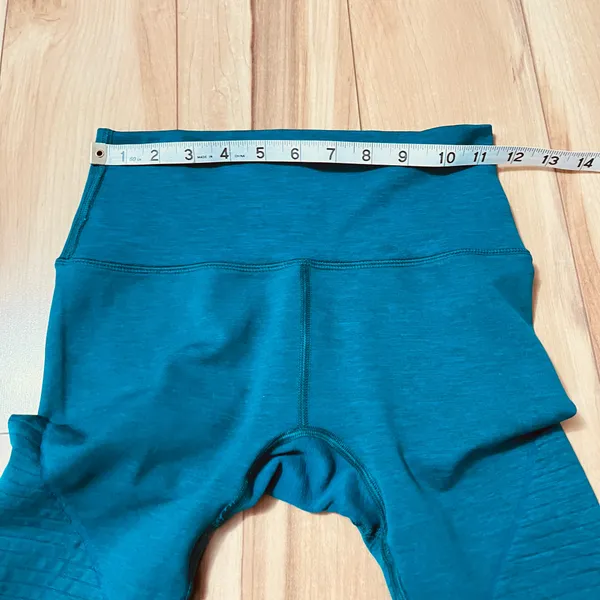 Alphalete Leggings Sz small teal textured - Image 4
