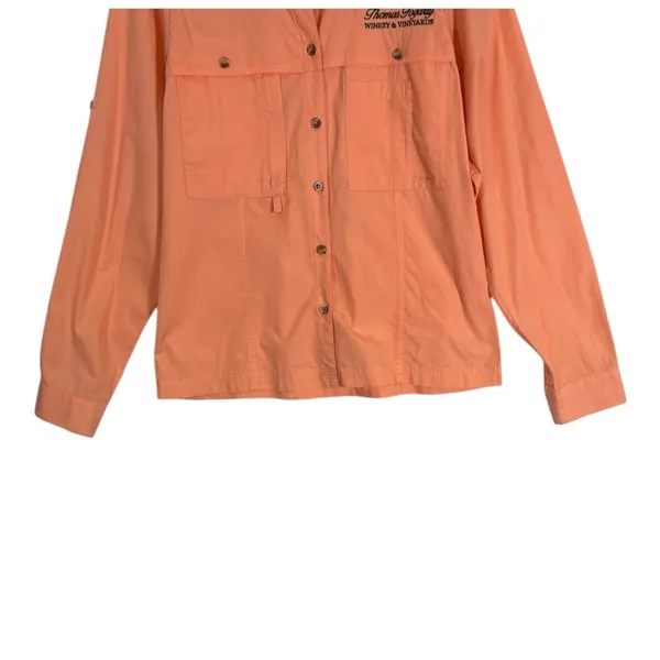 CC Filson Long Sleeve Button Up Shirt Size Medium Pink - Image 4