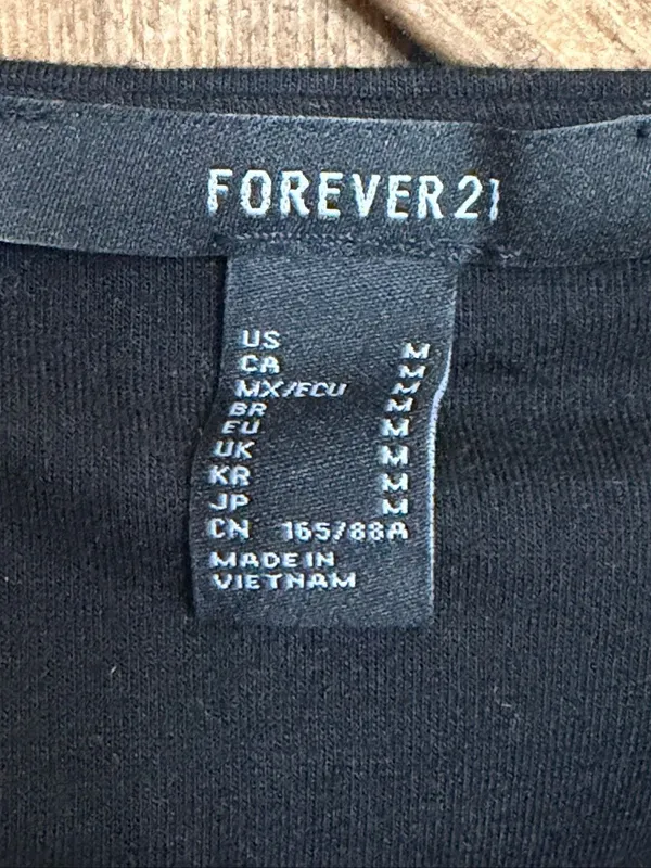 Forever 21 Women’s Medium Black Cowl Neck Spaghetti Strap Handkerchief Top(9341) - Image 2