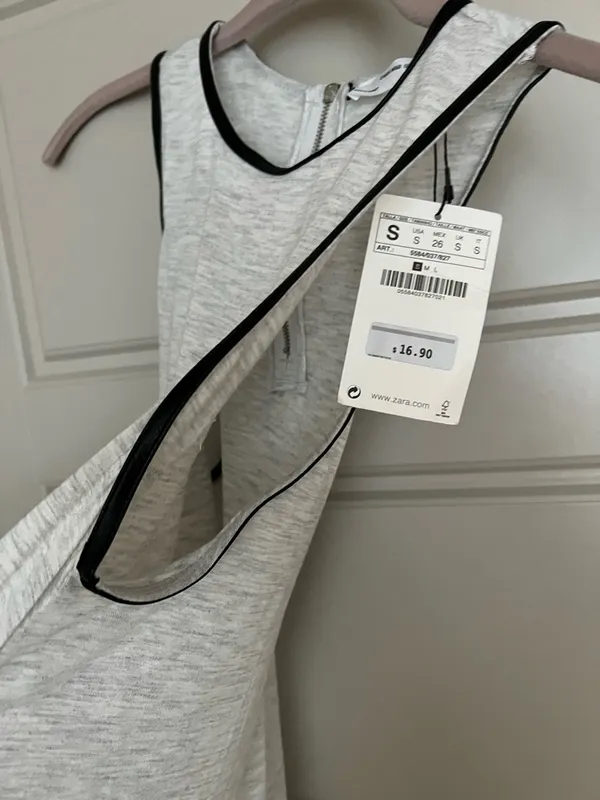 Zara light grey tank - Image 2