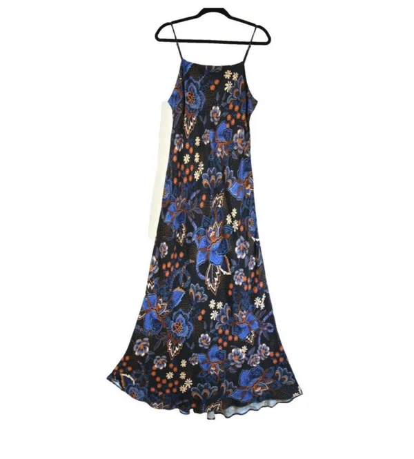 Farm Rio Black Snakes Bouquet Dress - Image 3