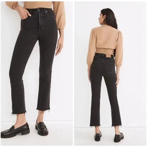 Madewell Cali Demi boot black sustainable size 23 normcore jeans - Image 2