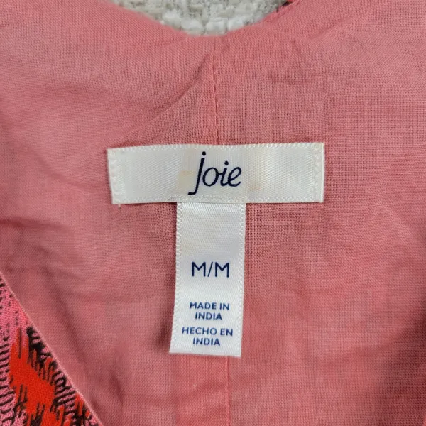 Joie Anthro Bondi Tiered Maxi Sundress Size M Red Ikat Spaghetti Strap Lined NWT - Image 2