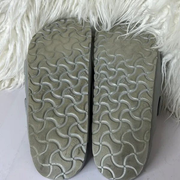 Birkenstock Arizona Essentials EVA Sandals Silver Size US 9/9.5 no size tag. - Image 8