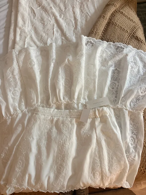 Altard state white maxi skirt  - Image 3