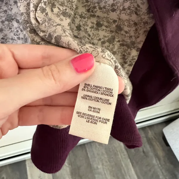 Free People Eggplant Blazer Sz 10 - Image 6