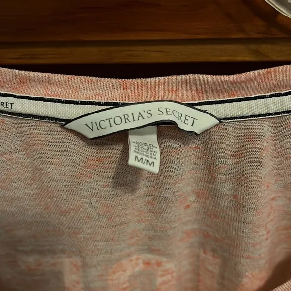 Victoria's Secret Angel Peach T Shirt Top Medium - Image 3