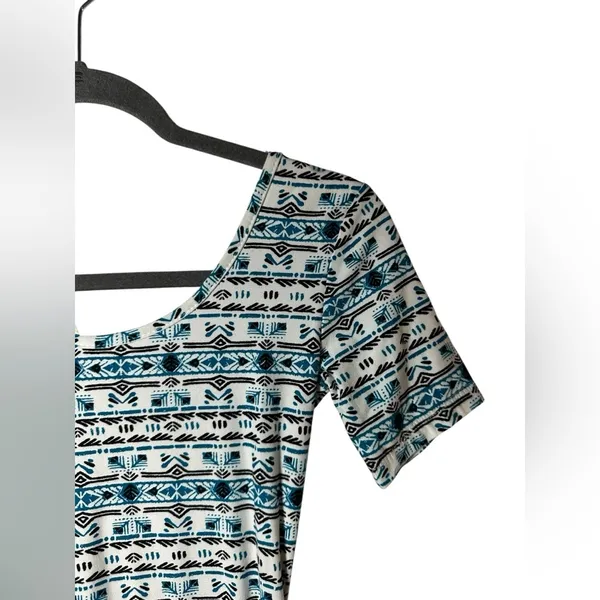 Mudd XS Tribal Print Short Sleeve Mini‎ Dress Boho Festival Style - Image 3