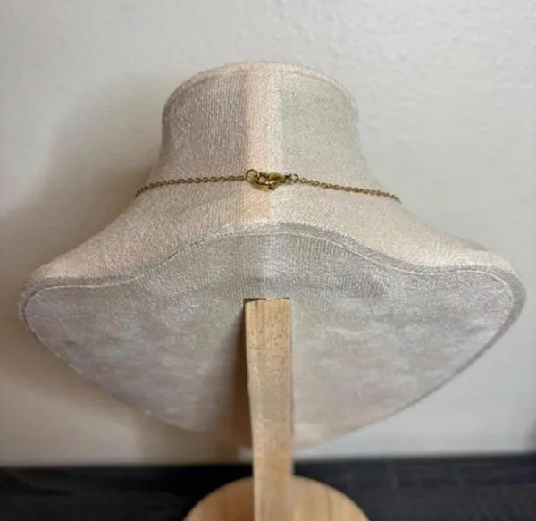 Handmade Gold Four Leaf Clover Necklace  - Image 5