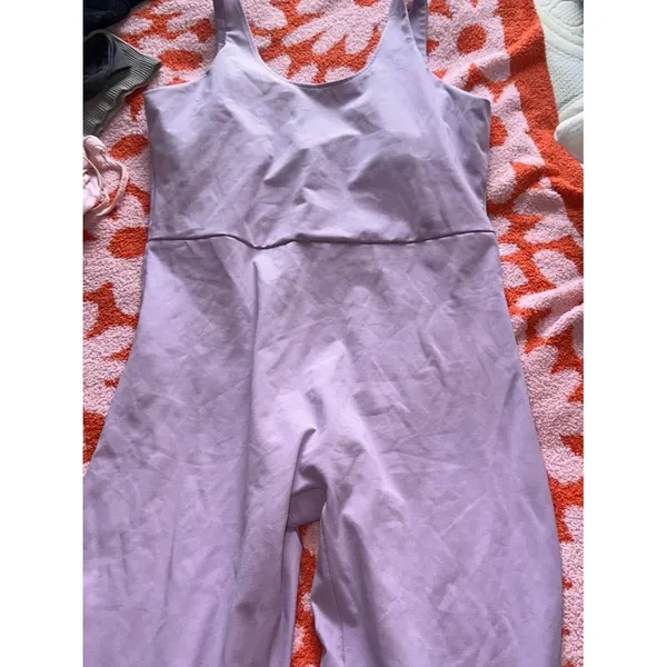 Girlfriend collective purple romper - Image 2