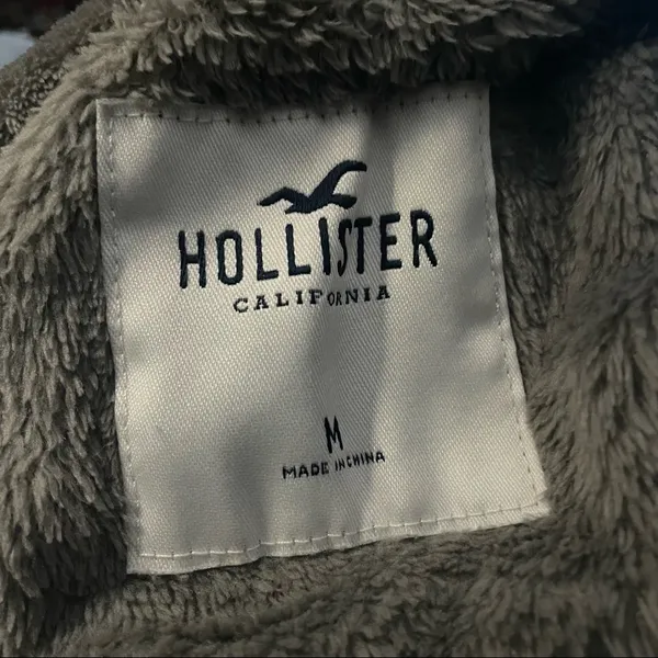 Hollister thick fleece cropped hoodie - Image 5