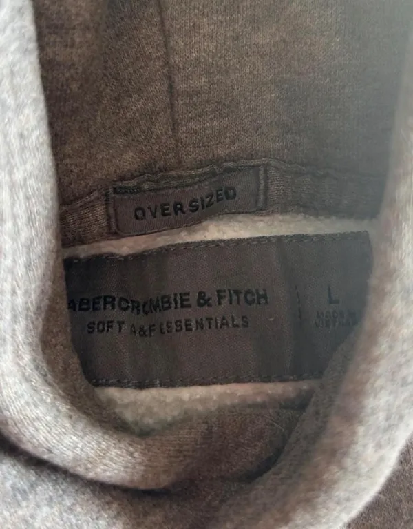 light brown Abercrombie hoodie - Image 2