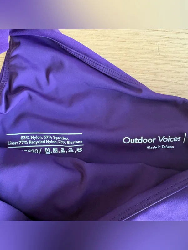 Outdoor Voices One-Shoulder Purple Active Dress - Image 4